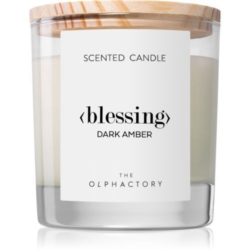 Ambientair Olphactory Dark Amber scented candle Blessing 200 g