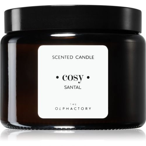 Ambientair Olphactory Santal scented candle (brown) Cosy 360 g