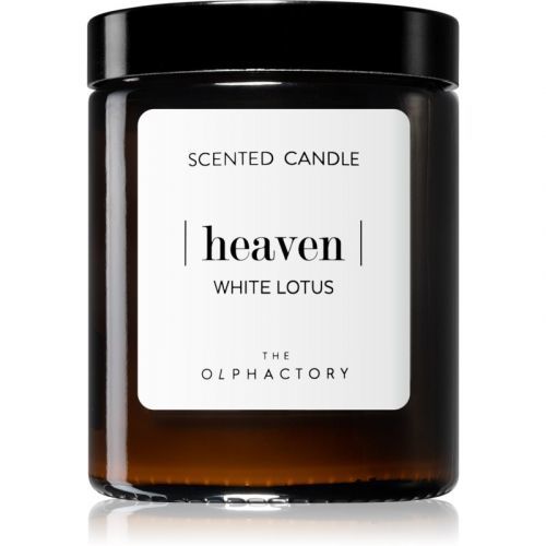Ambientair Olphactory White Lotus scented candle (brown) Heaven 135 g