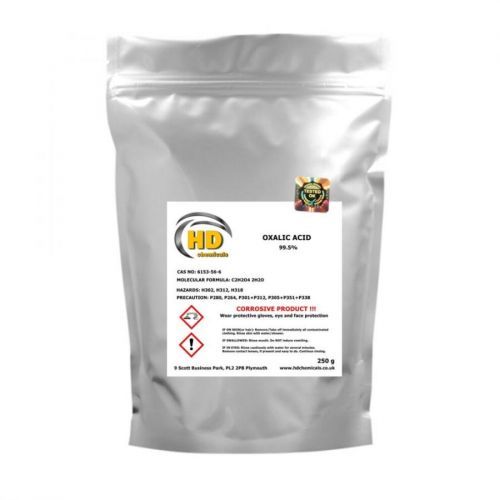 (250g) Oxalic Acid 99.5% Pure Crystals Stain Rust Remover