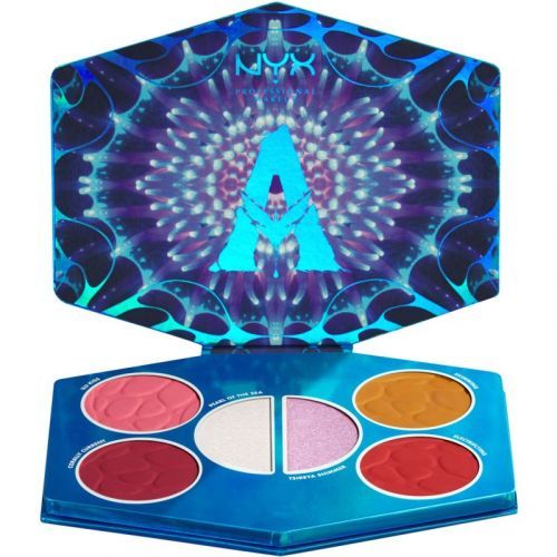 NYX Professional Makeup Limited Edition Avatar 2 A2 Pandoran Paradise Palette highlighter and blusher palette 6x3,2 g