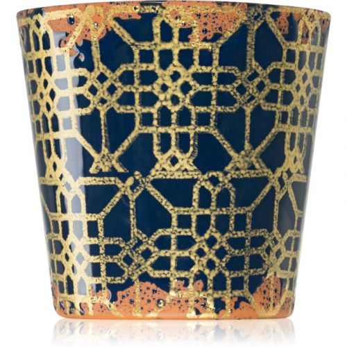 Wax Design Lattice Midnight Blue Spa Water scented candle 10x10 cm