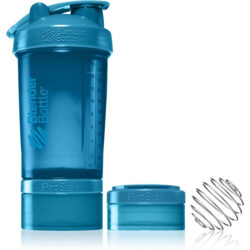 Blender Bottle ProStak Pro Sports Shaker + container colour Ocean Blue 650 ml
