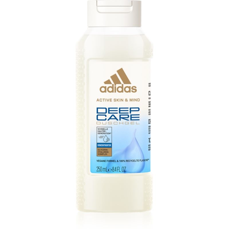 Adidas Deep Care Caring Shower Gel with Hyaluronic Acid 250 ml