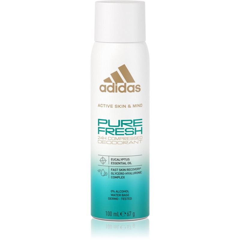 Adidas Pure Fresh Deodorant Spray 24 h 100 ml