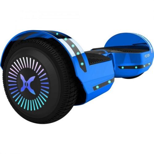 Hover-1 Chrome Metallic Blue Bluetooth Speaker Hoverboard