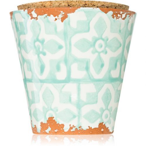 Wax Design Mosaic Green Mint scented candle II. 8x8 cm