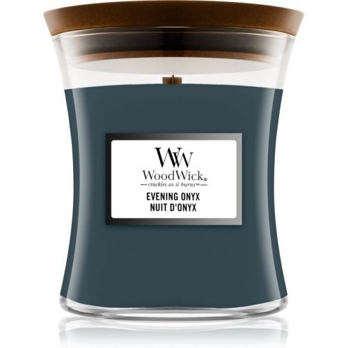 Woodwick Evening Onyx scented candle Wooden Wick 275 g