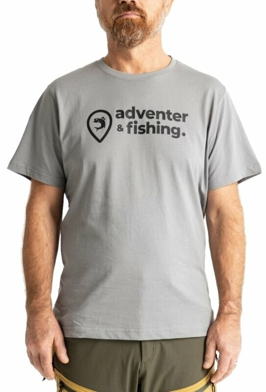 Adventer & fishing T-Shirt Zeglon Short Sleeve Titanium XL