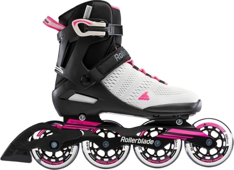 Rollerblade Sirio 90 W Roller Skates Cool Grey/Candy Pink 37