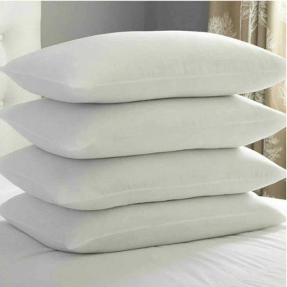 pack of 4  Standard Size 50x75 cm -Hotel Quality Soft Pillow for Sleeping - Bounce Back Support Bed Pillows - Hypoallergenic Soft Hollow fibre
