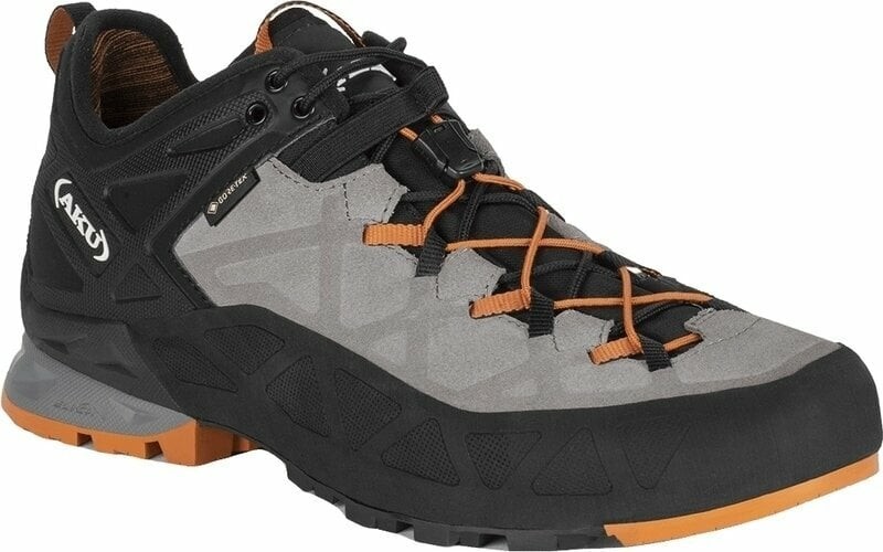 AKU Mens Outdoor Shoes Rock DFS GTX Grey/Orange 41,5