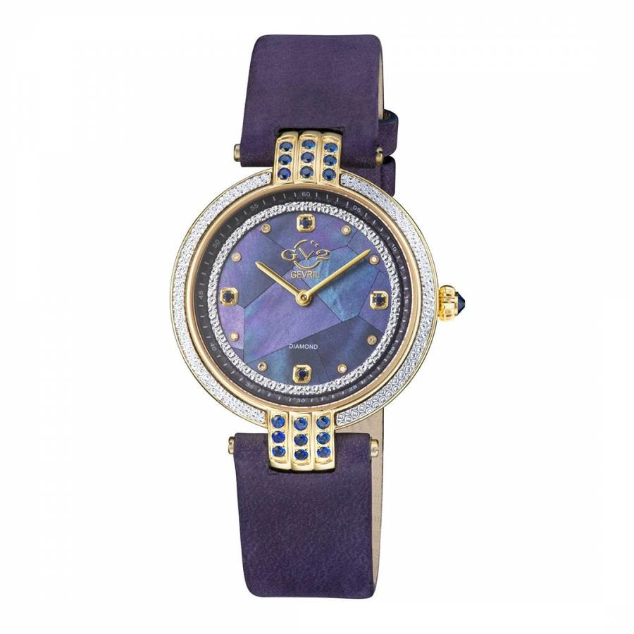 Women's Gold/Blue Matera Watch 35mm