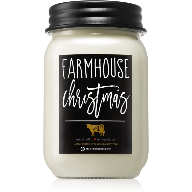 Milkhouse Candle Co. Farmhouse Christmas scented candle Mason Jar 369 g