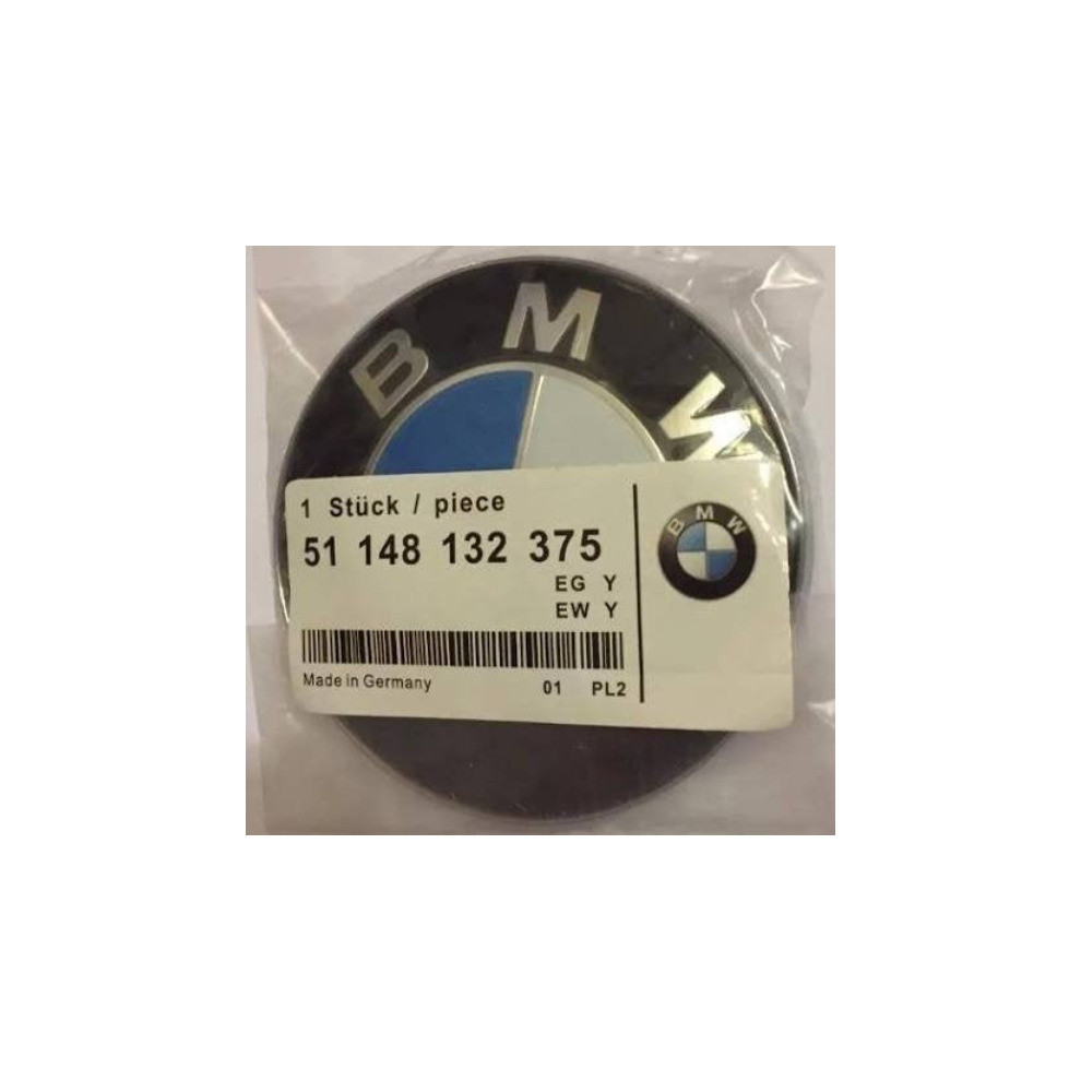 BMW Badge Emblem Bonnet Boot 74mm 2 3 4 Series 51148219237
