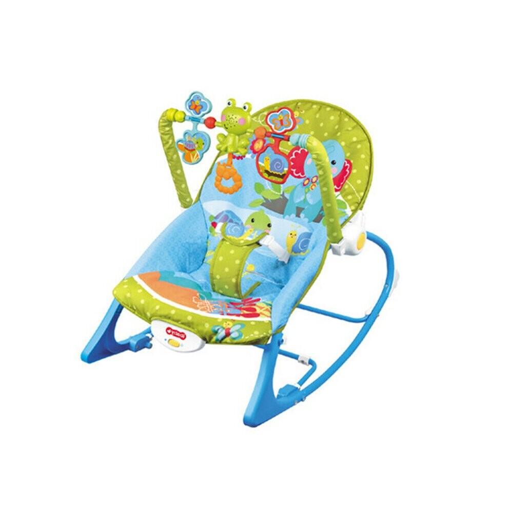 (Green) Electric Baby Infant Swing Chair Bouncer Rocker
