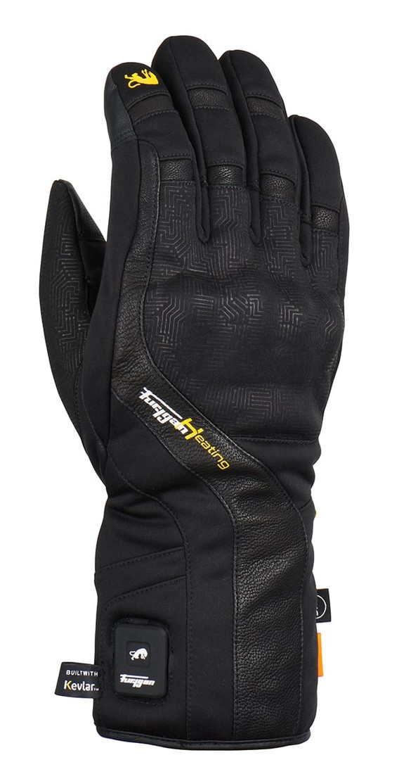 Furygan Heat X Kevlar Black Heated Gloves S