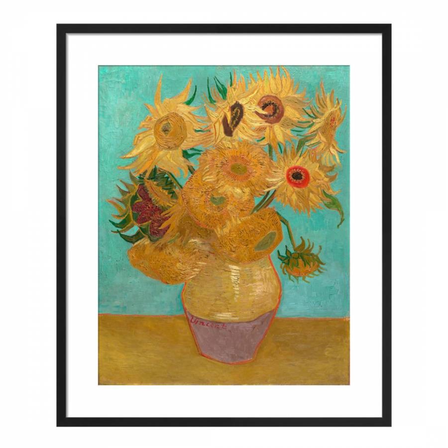 Sunflowers 1888 -1889 36x28cm Framed Print