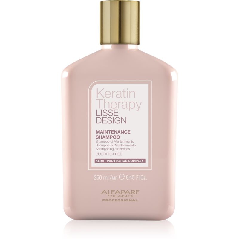 Alfaparf Milano Keratin Therapy Lisse Design Gentle Shampoo for Shiny and Soft Hair 250 ml