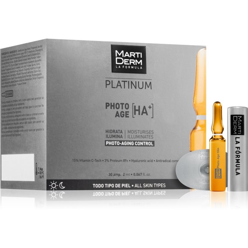 Martiderm Platinum Photo Age HA+ Anti-Aging Serum In Ampoules With Vitamin C 30x2 ml