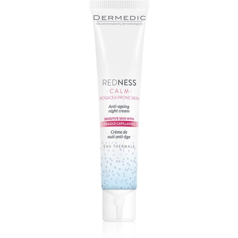 Dermedic Redness Calm Night Cream for First Wrinkles For Sensitive And Reddened Skin 40 ml