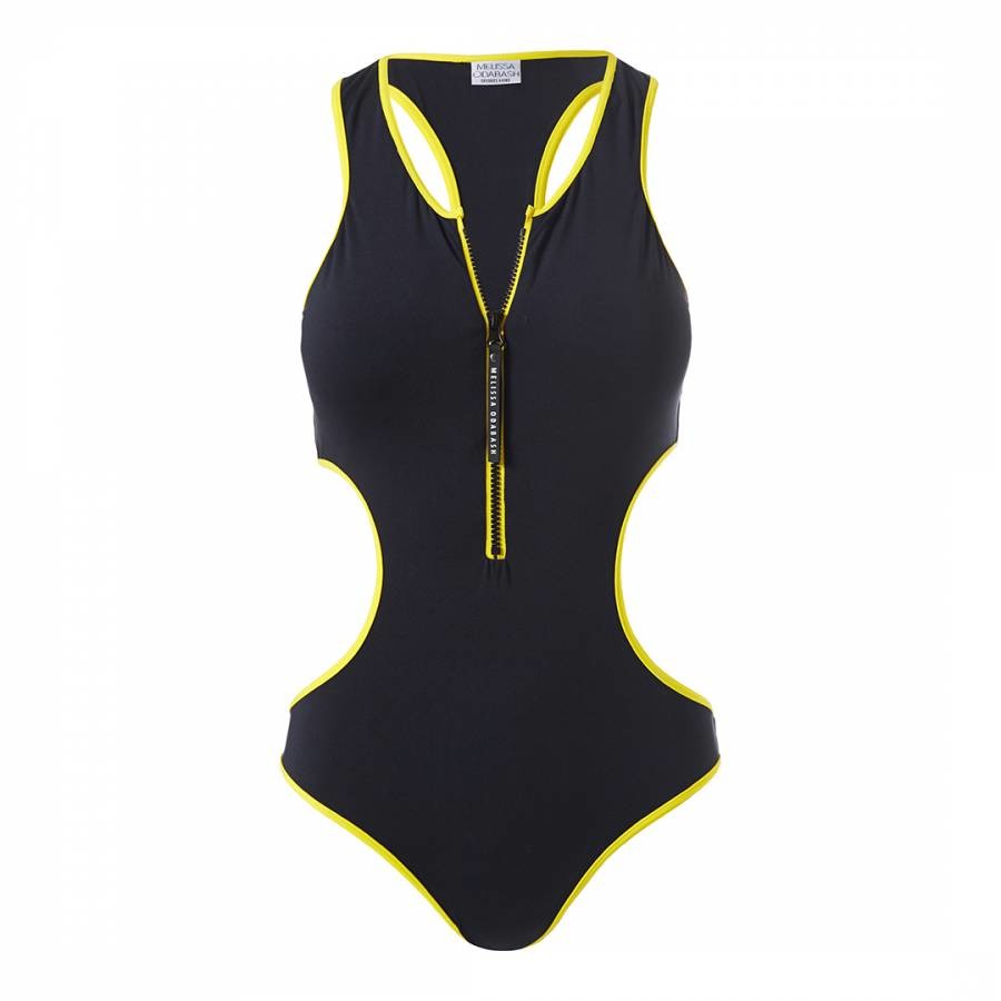 Black/Yellow Eco Florida Swimsuit