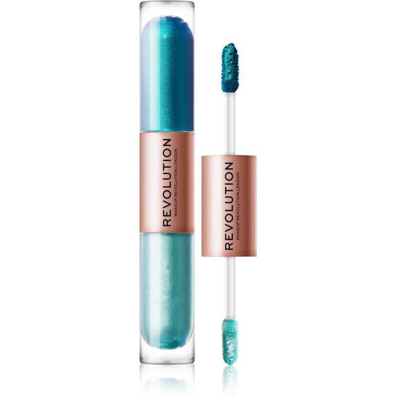 Makeup Revolution Double Up Liquid Eyeshadow 2 in 1 Shade Tranquillity Blue 2x2,2 ml