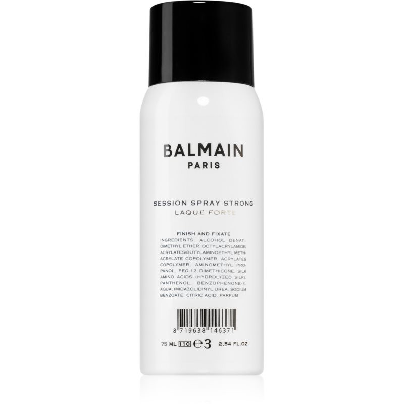 Balmain Session Spray Hairspray - Strong Hold Travel Package 75 ml