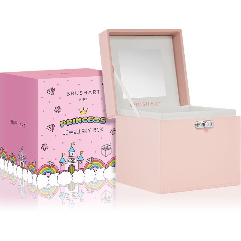 BrushArt KIDS Princess jewellery box jewellery box for Kids 12 x 12 x 12 cm
