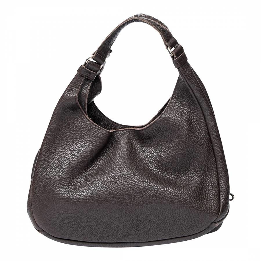 Dark Brown Medium Campana Shoulder Bag