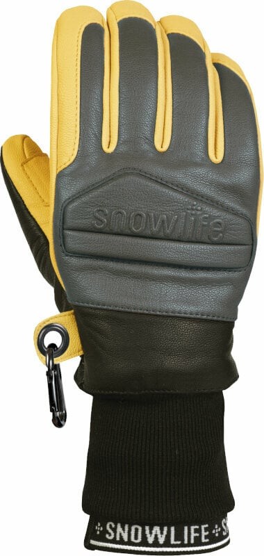 Snowlife Classic Leather Glove Charcoal/DK Nomad L