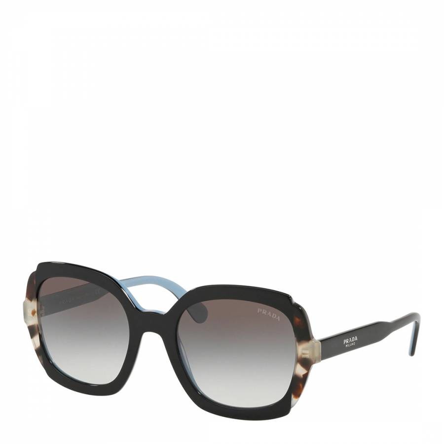 Women's Black Azure Butterfly Prada Sunglasses 54mm