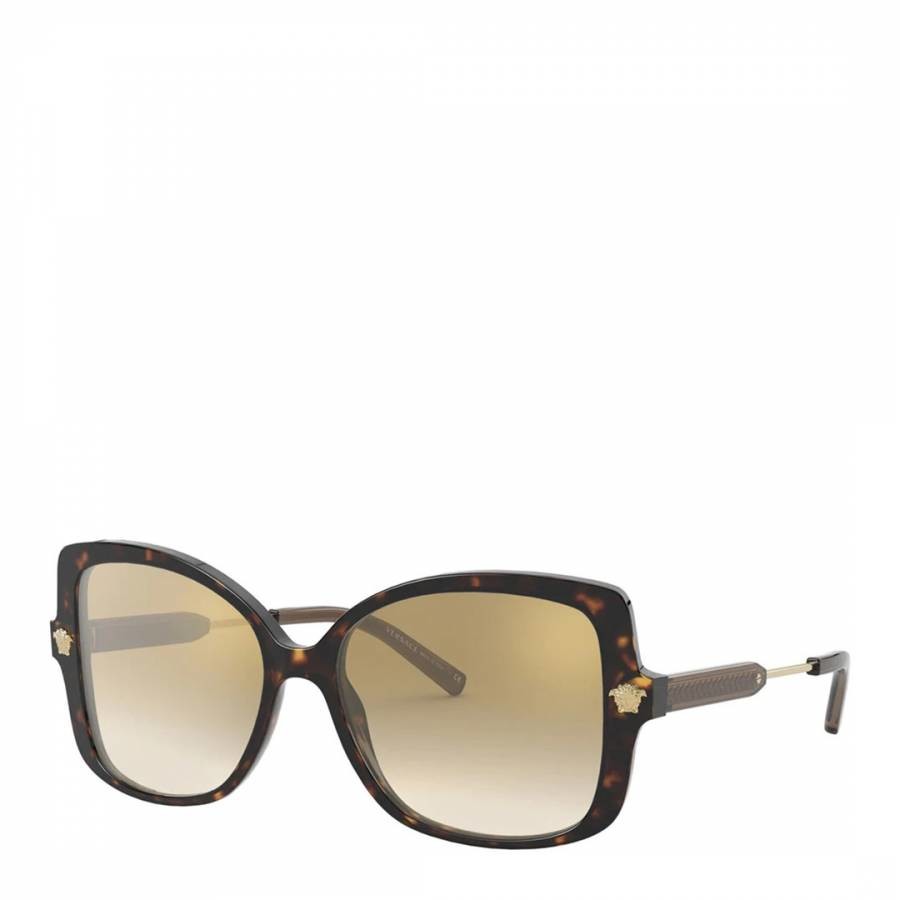 Women's Brown Gradient Versace Sunglasses 56mm