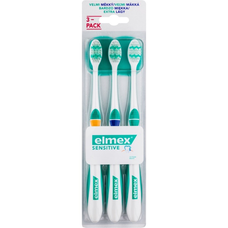 Elmex Sensitive Extra Soft Toothbrushes 3 pc