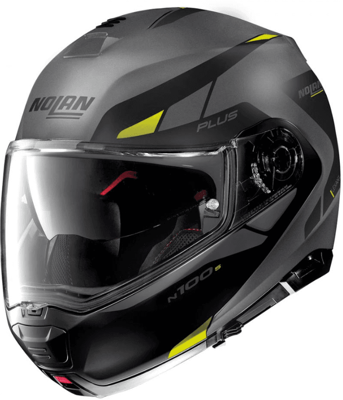 Nolan N100-5 Plus Milestone 52 Flat Lava Grey Modular Helmet XS