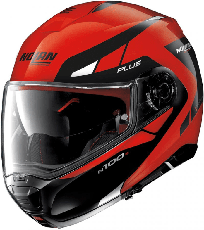 Nolan N100-5 P Milestone 54 Corsa Red Modular Helmet XS