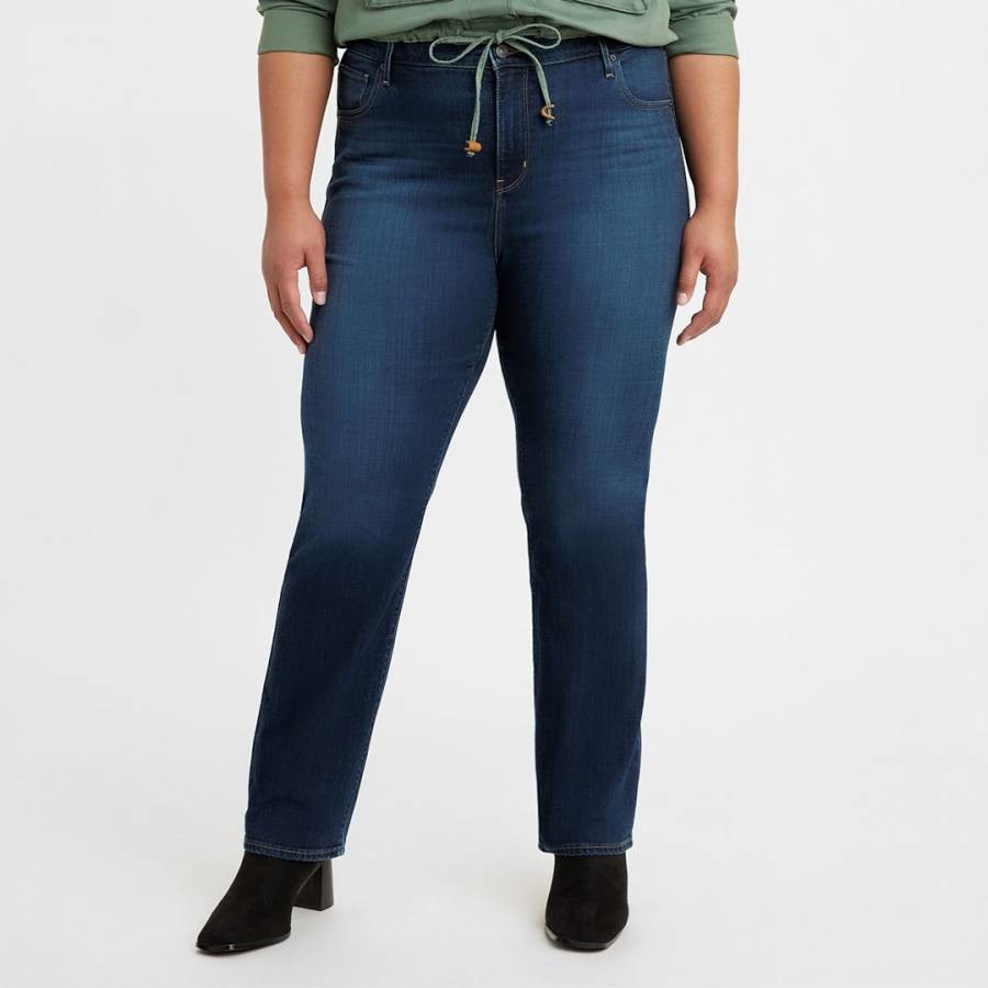 Dark Blue 724™ Straight Stretch Jeans