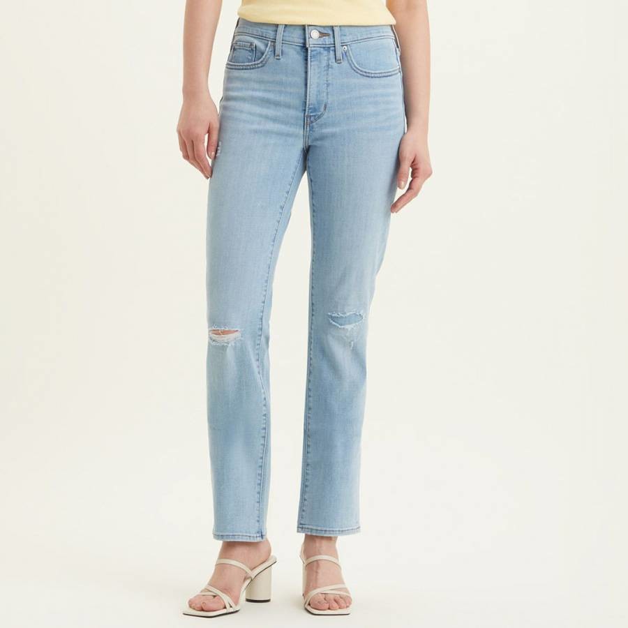 Light Blue 314™ Shaping Straight Stretch Jeans