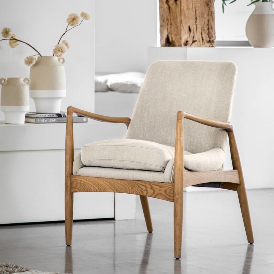 Cami Armchair Natural Linen