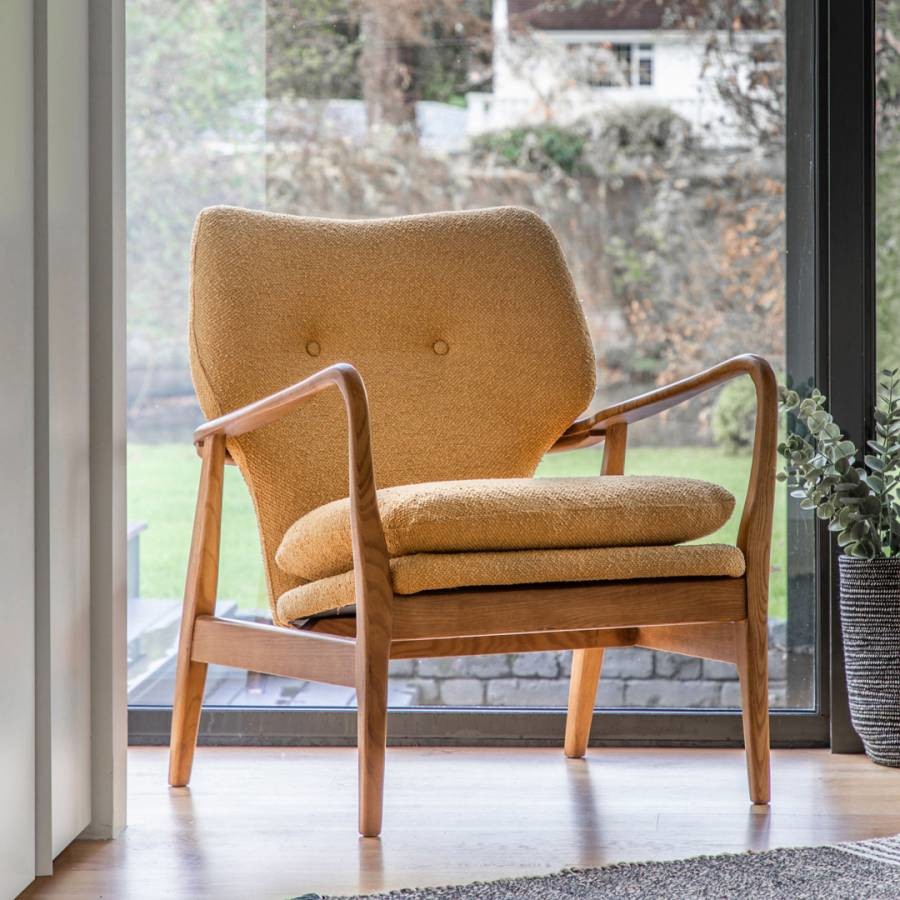 Creww Armchair Ochre