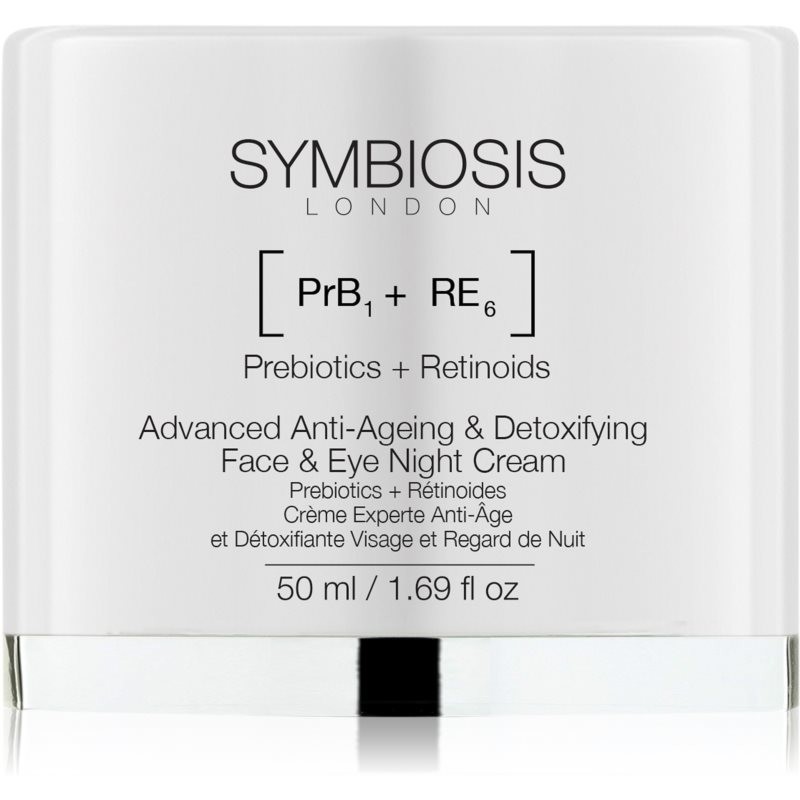 Symbiosis London Anti-Ageing & Detoxifying Light Night Cream for Face and Eyes 50 ml
