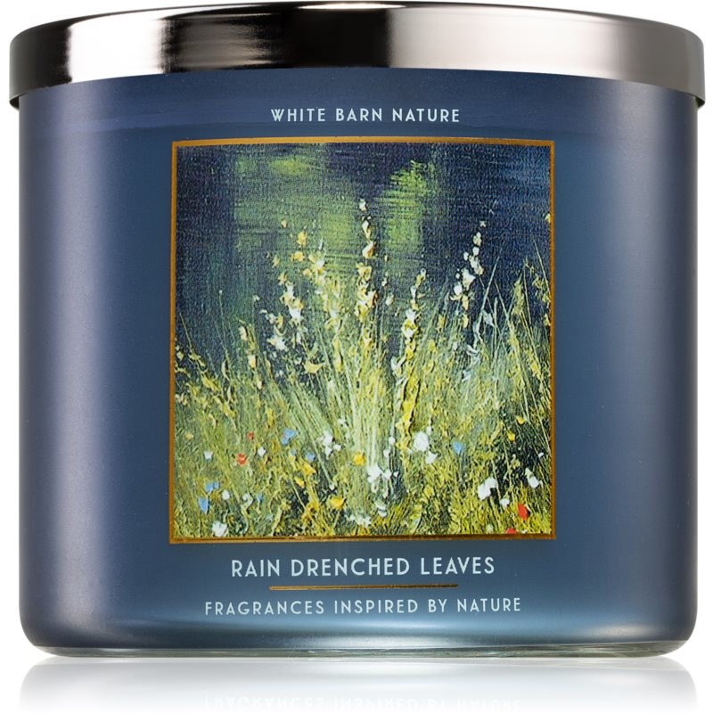 Bath & Body Works Rain Drenched Leaves scented candle 411 g
