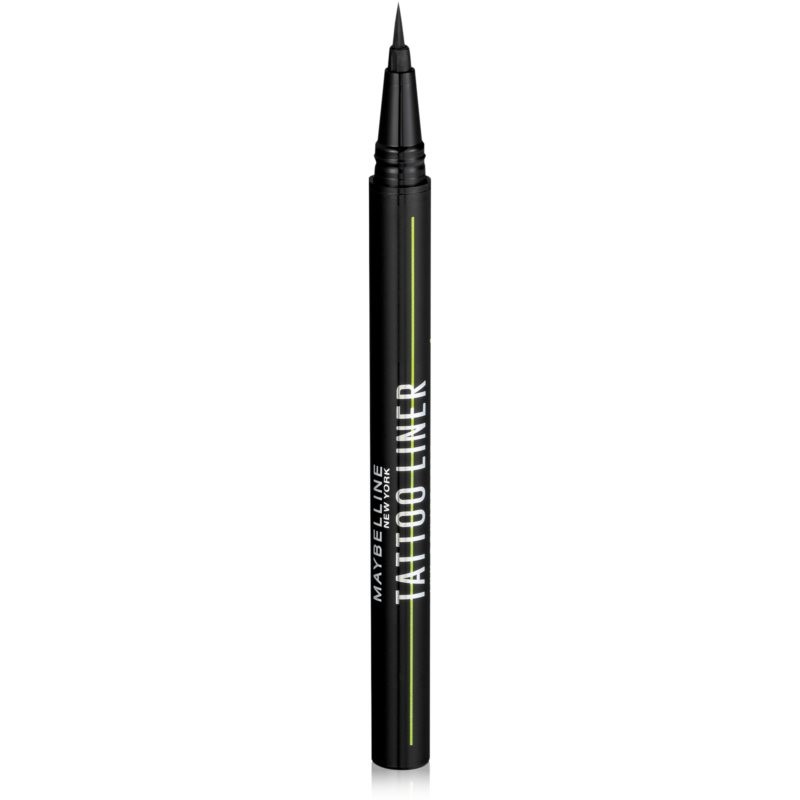 Maybelline Tattoo Liner Ink Pen Eyeliner with Wide Felt Tip Shade Black 1 ml