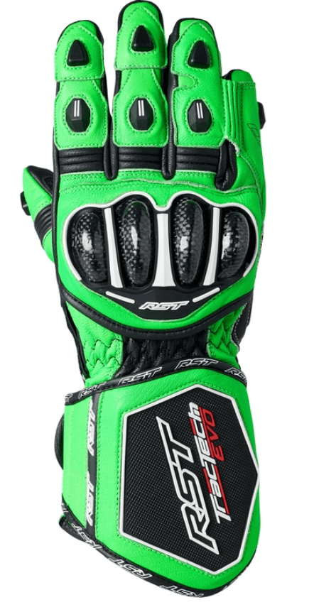 RST Glove Tractech Evo 4 Neon Green Black 9