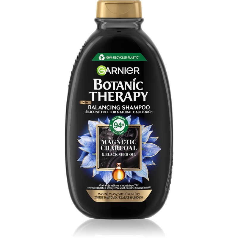 Garnier Botanic Therapy Magnetic Charcoal Shampoo for Oily Scalp and Dry Ends 250 ml