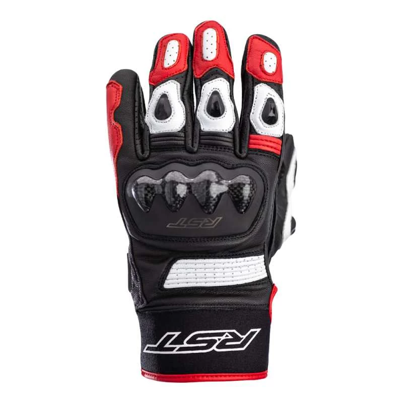 RST Freestyle 2 Ce Mens Glove Black White Red 8