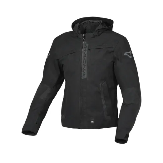 Macna Riggor Black Jackets Textile Waterproof XL