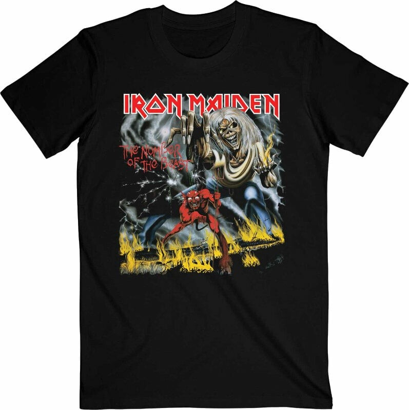 Iron Maiden T-Shirt Number Of The Beast S Black