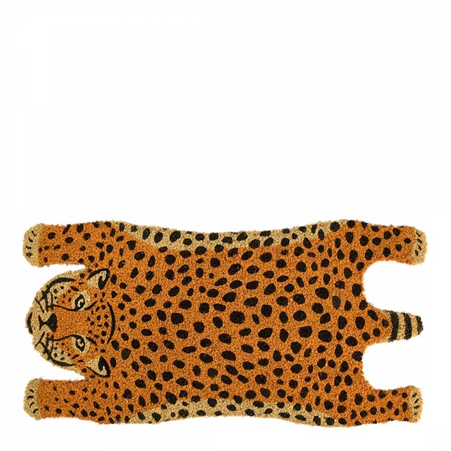 Cheetah Coir Doormat