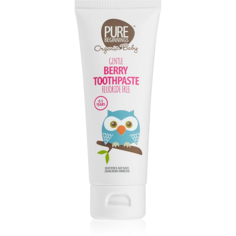 Pure Beginnings Organic Baby 0-3 years Toothpaste for babies and kids Raspberry 75 ml